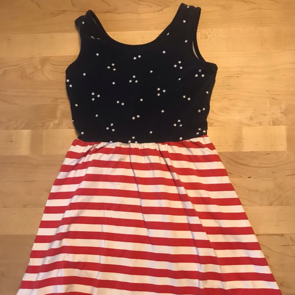 3/$15 🌸 Girls Stars and Stripes Summer Dress